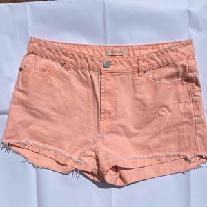Charlotte Russe Refuge- high waisted colored shorts